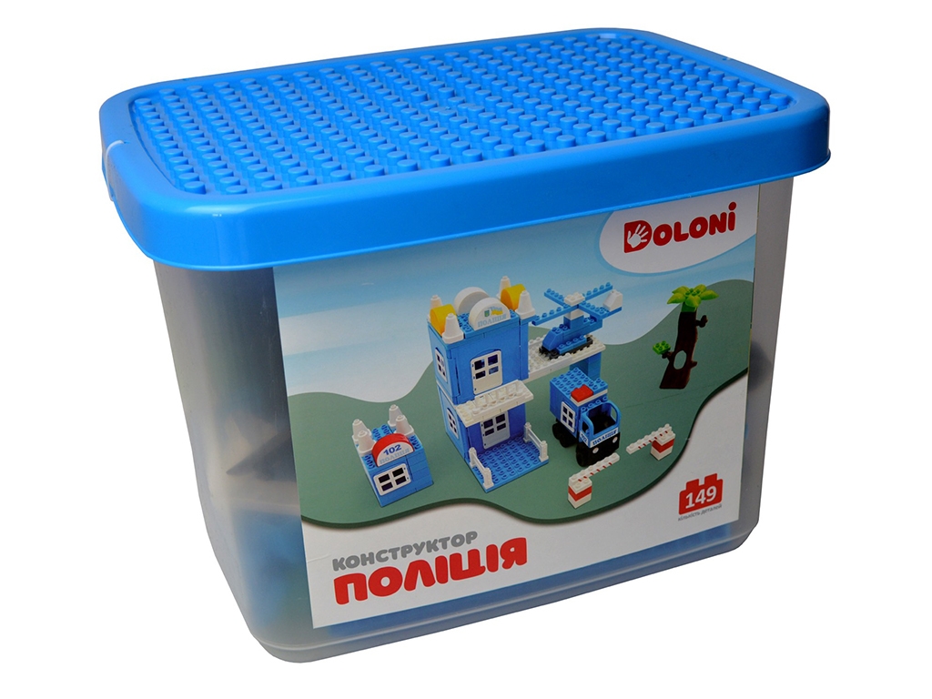 Конструктор Поліція. TM Doloni Toys 013888-36. 149 деталей.