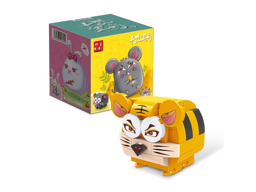 Конструктор Знаки зодиака Тигрик. BanBao ET802-3. 69 деталей