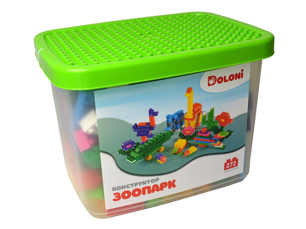 Конструктор Зоопарк. TM Doloni Toys 013888-40. 272 деталі.