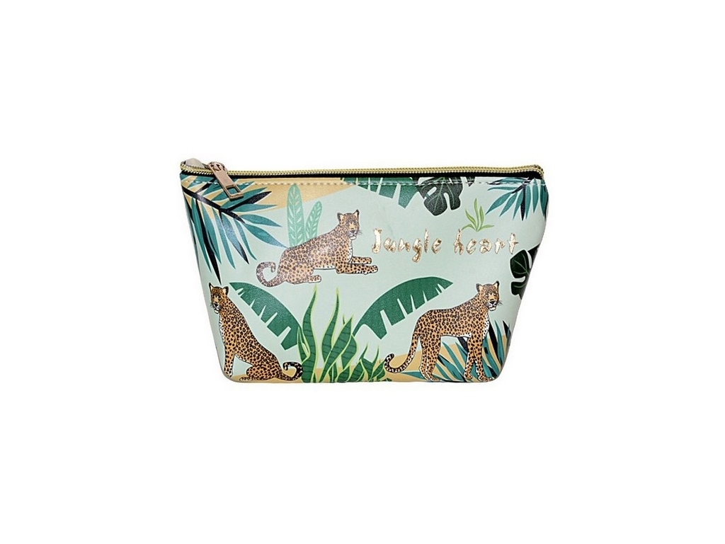 Косметичка WILD 21,5х16,5х12 см, ПУ з печаткою, WB308
