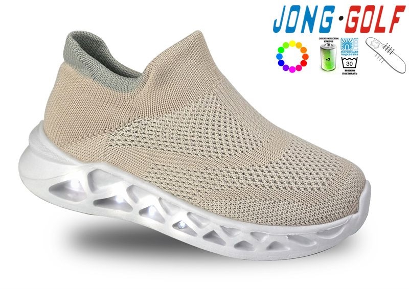 Кросівки для дівчинки з LED-підсвічуванням. Розмір 28. Jong Golf B11191-3