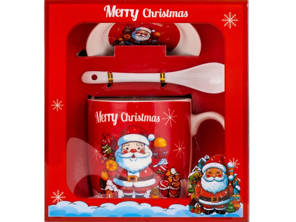 Кружка Santa 350 мл, Мікс дизайн, 9150-008