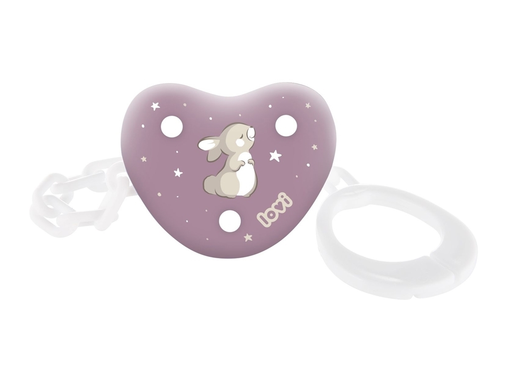 Ланцюжок до пустушки, Night&Day Girl, пластик, 0м+, 10/893_girl, LOVI