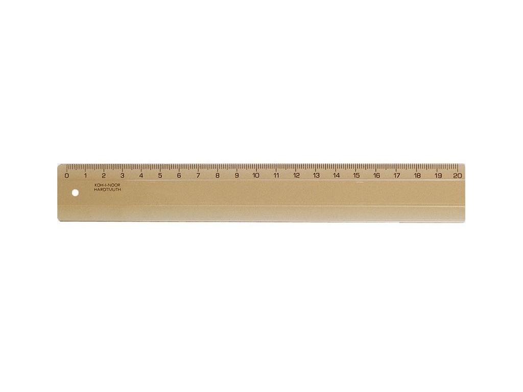Лінійка безкольорова 20 см. Koh-i-Noor 742551