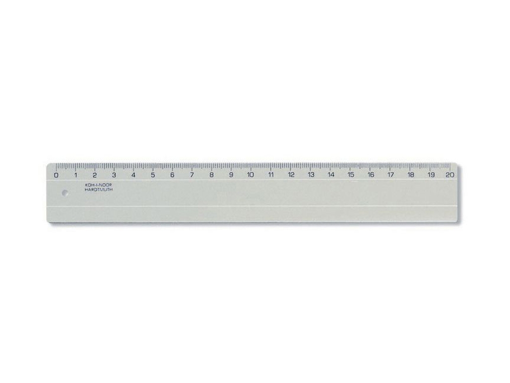 Линейка дымчатая 20 см. Koh-i-Noor 742552