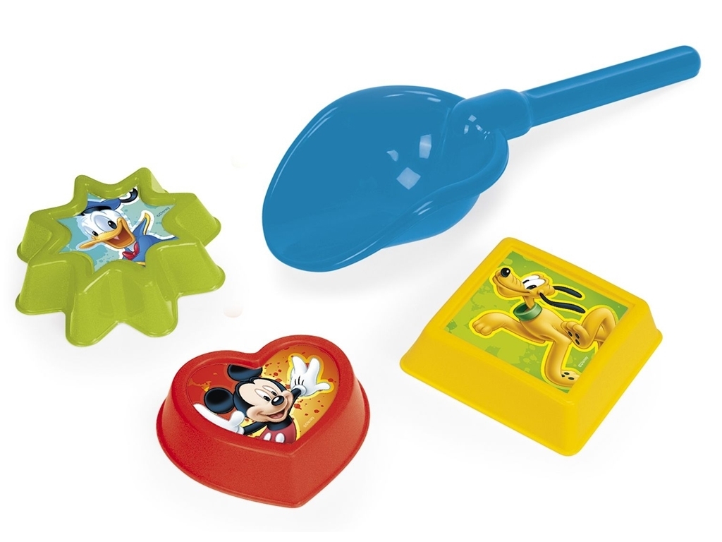Лопатка + 3 формочки микс – Disney. Wader 77820
