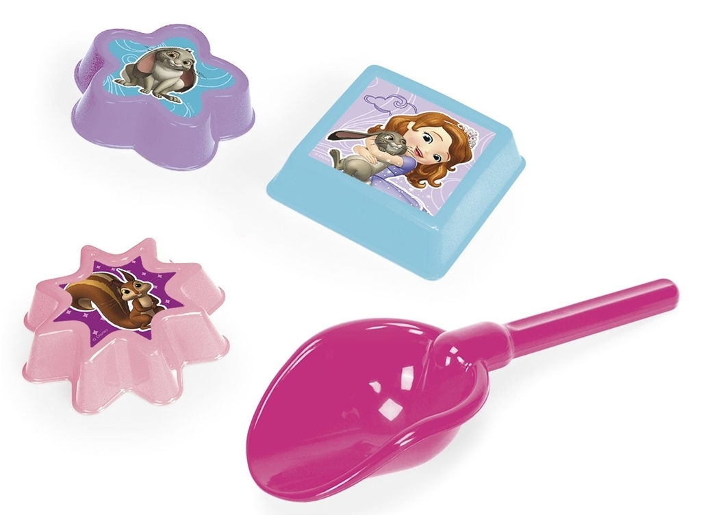 Лопатка + 3 формочки микс – Disney. Wader 77820