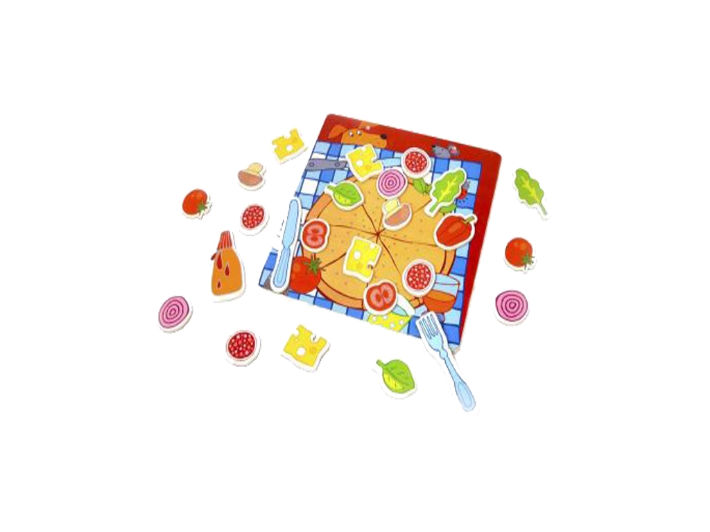 Игрушка магнитная доска готовим пиццу с овощами и сыром, Classic World 3579