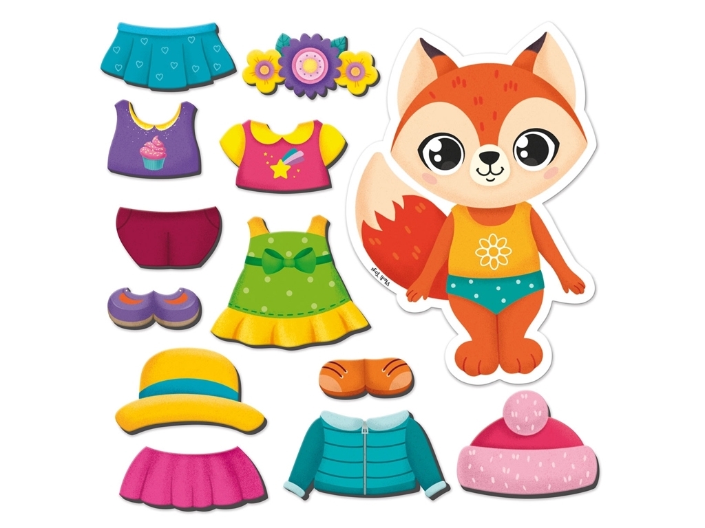 Магнітна гра Лисичка в папці, Vladi Toys VT3204-33