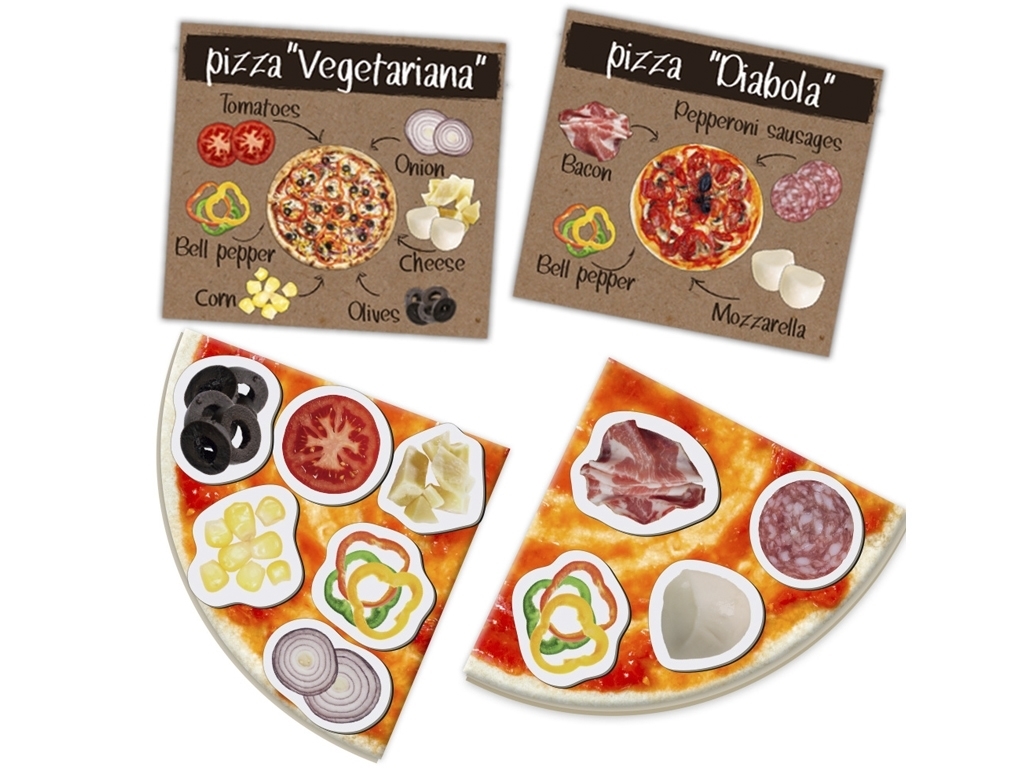 Магнитная игра Pizza. Magdum ML4031-27 EN
