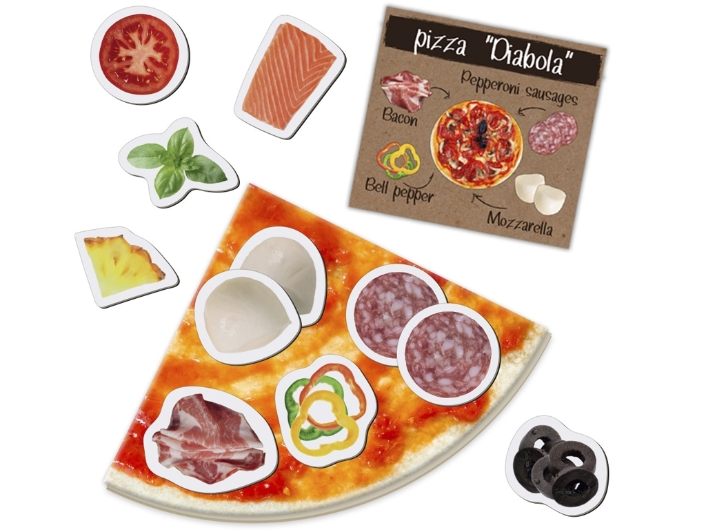 Магнитная игра Pizza. Magdum ML4031-27 EN