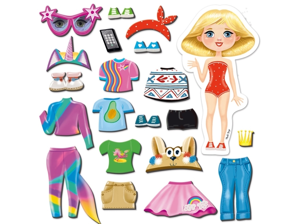 Магнітна гра Trendy girl в папцi, Vladi Toys VT3204-32