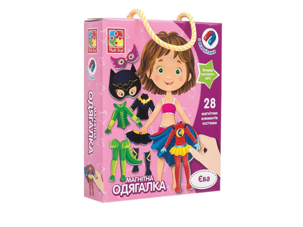 Магнитная одевалка Ева, Vladi Toys VT3702-08