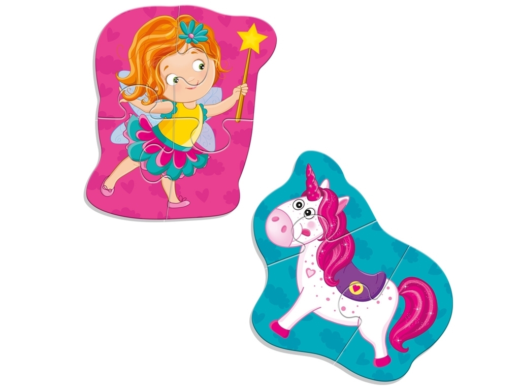 Магнитные беби пазлы Малыш сможет Фея и единорог, Vladi Toys