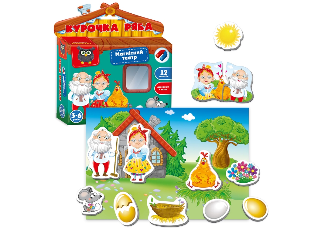Магнітний театр Академія розвитку Курочка Ряба, Vladi Toys