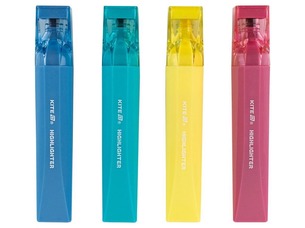 Маркер Highlighter Creative Trendy Colors, Набір 4-х кольорів, Kite