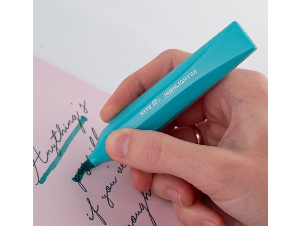 Маркер Highlighter Creative Trendy Colors, Набір 4-х кольорів, Kite