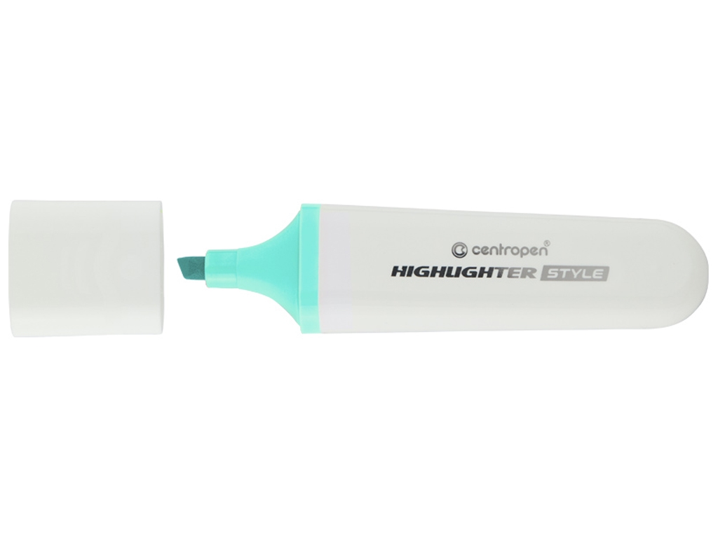 Маркер Highlighter Style клиноподібний пастельний блакитний 1-4,6 мм. Centropen 6252/58