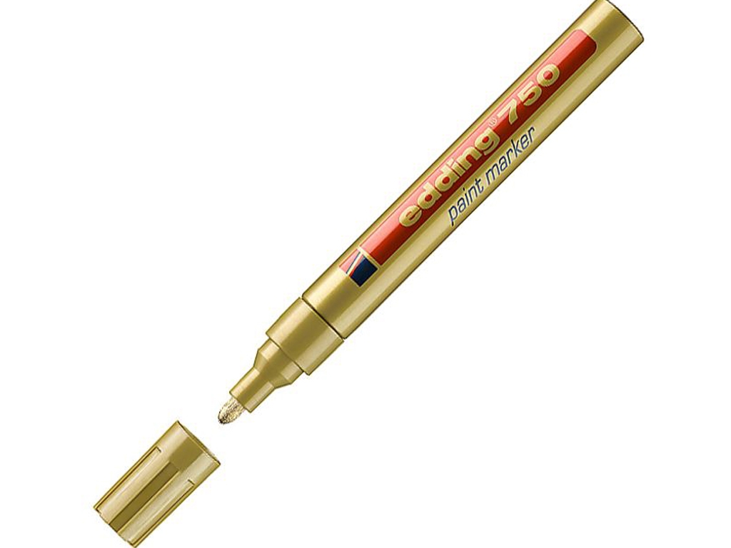 Маркер Paint круглий золотий 2-4 мм. Edding e-750/53
