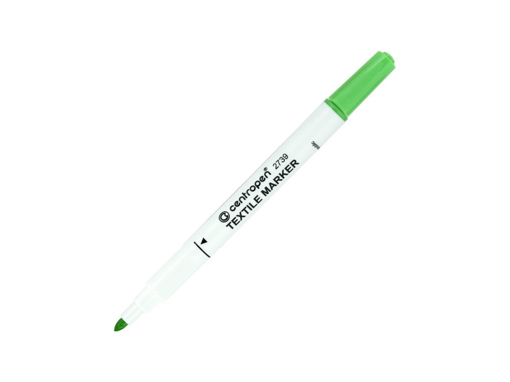 Маркер для тканини Textile жовто-зелений 2 мм, Centropen