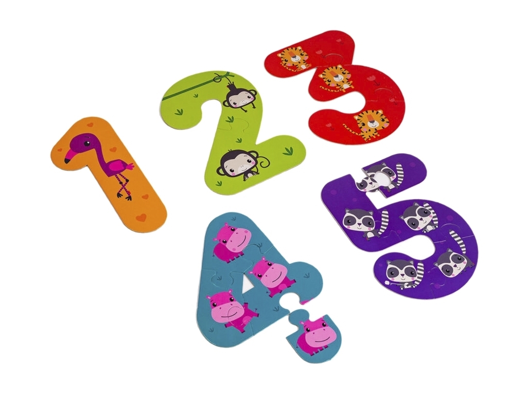 Maxi puzzle Fisher Price, Мои первые цифры, Vladi Toys VT1711-07