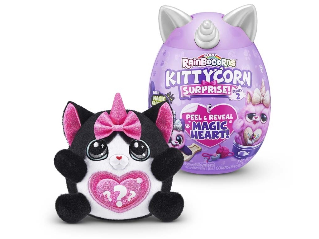 Мягкая игрушка-сюрприз 2 Kittycorn Surprise. Rainbocorns 9279D