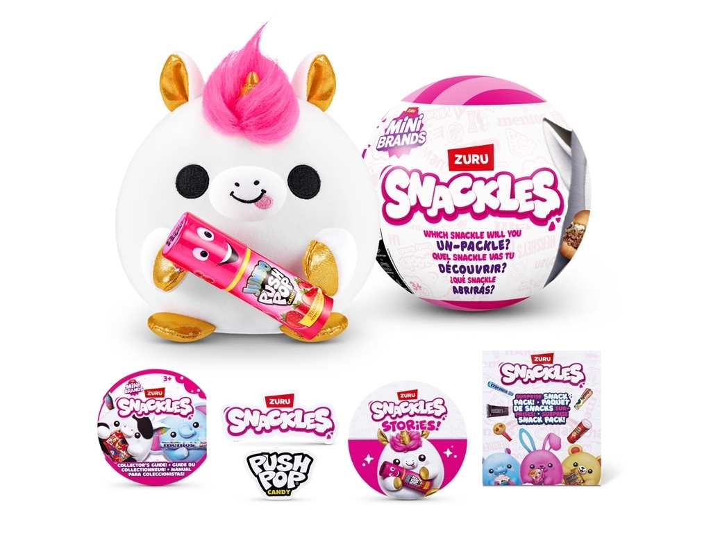 Мягкая игрушка сюрприз Mini Brands. Snackle 77510B2