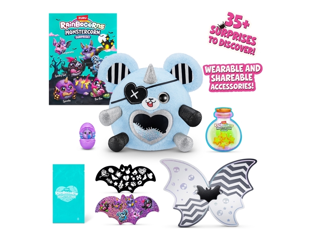 Мягкая игрушка сюрприз Monstercorn Surprise. Rainbocorns 9297E