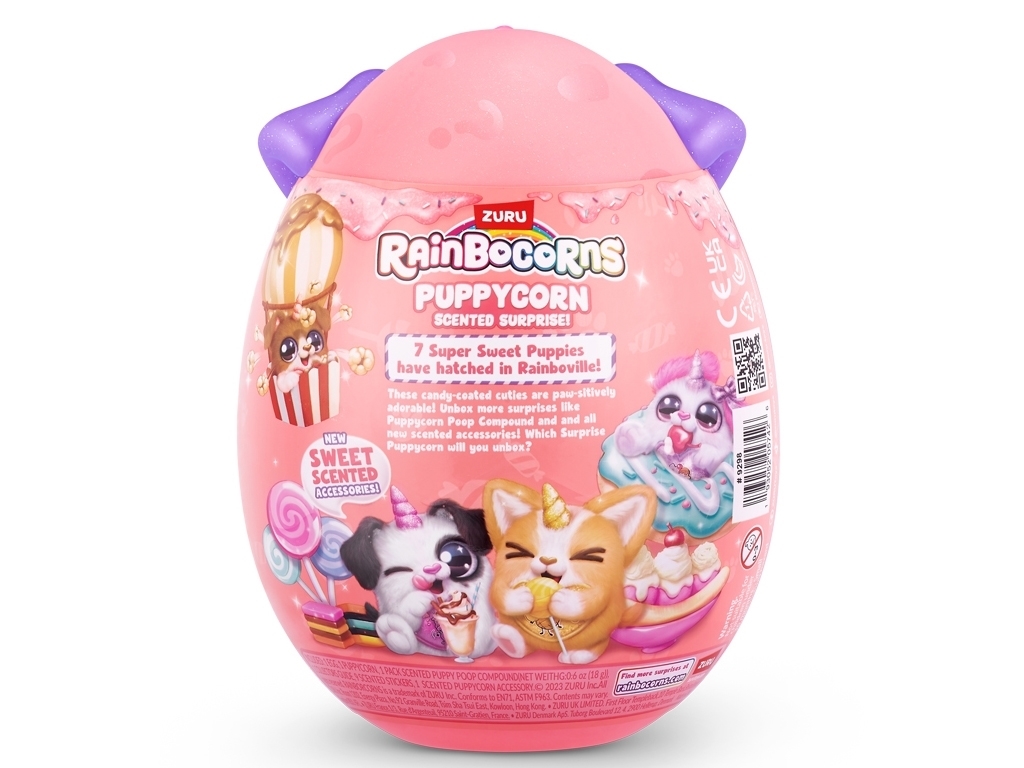 Мягкая игрушка-сюрприз Puppycorn Scent Surprise. Rainbocorns 9298B