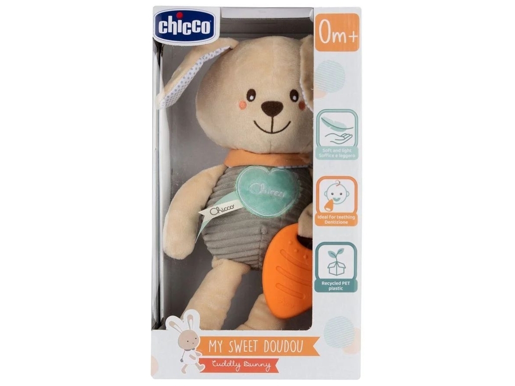 М'яка іграшка "Зайченя DouDou для обіймів", Chicco