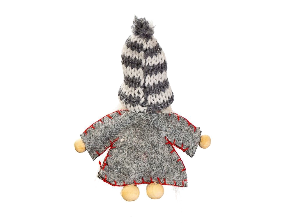 Мягкая новогодняя игрушка Гном лесной, 016NV