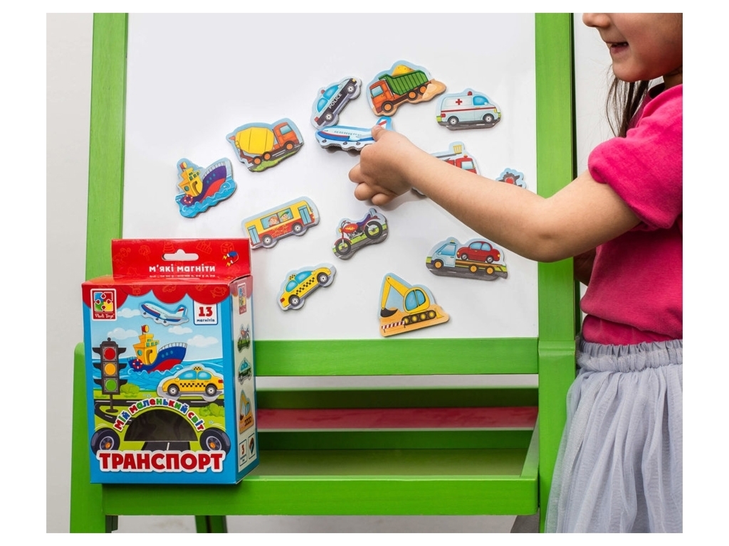 М'які магніти Транспорт, Vladi Toys