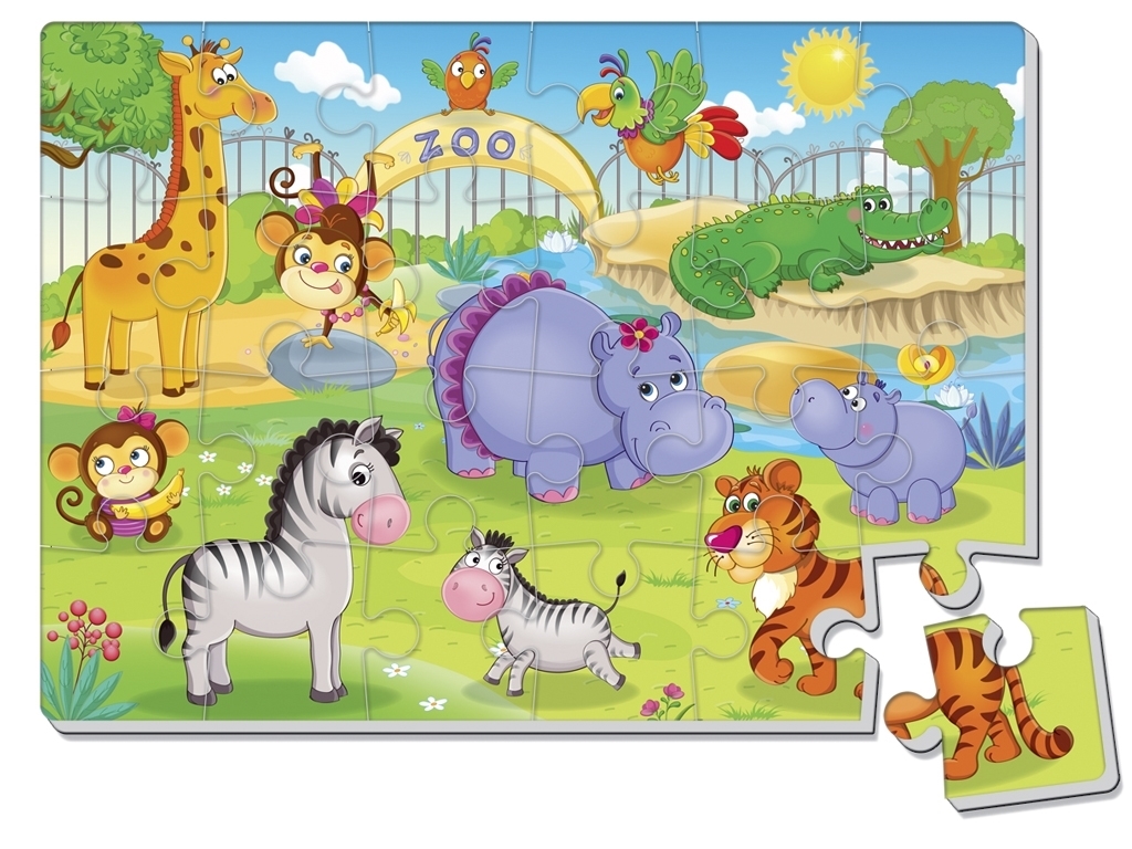 М'які пазли А4, Малюк зможе Зоопарк, Vladi Toys