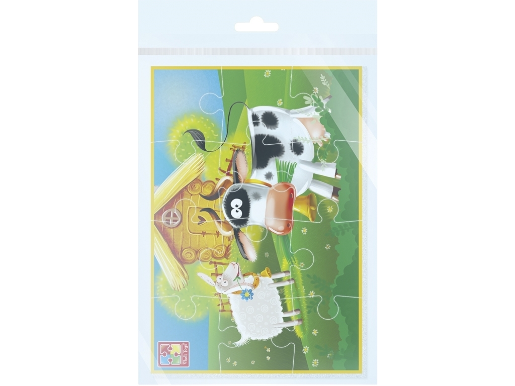 Мягкие пазлы А5, Малыш сможет Ферма, Vladi Toys
