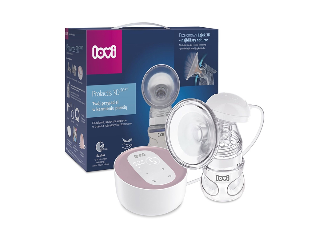 Молоковідсмоктувач електричний 2-фазний Prolactis 3D Soft, 50/050exp, LOVI