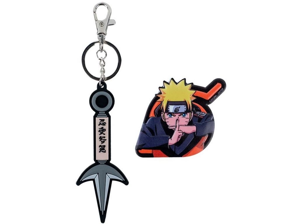 Набор бейджов на липучке и подвеска 2 шт, Naruto Shippuden, Kite