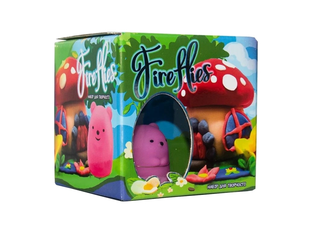 Набір для творчості світильник-ведмедик Fireflies, 11,5 см, світиться, Strateg