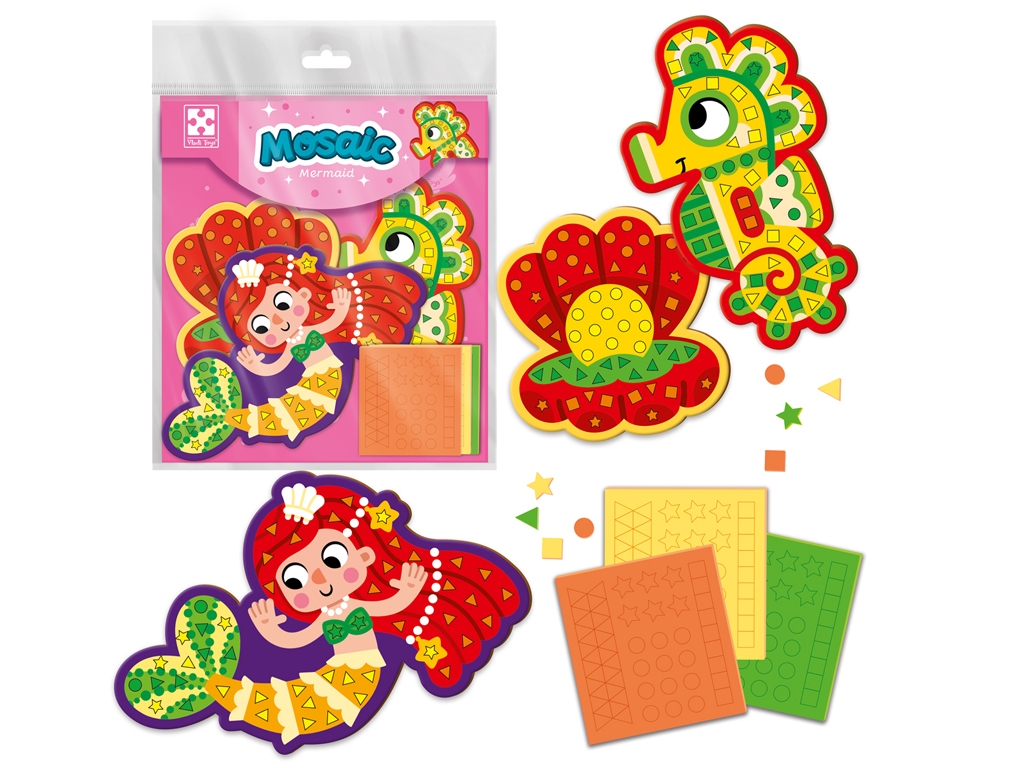 Набор для творчества Русалочка, создание аппликации, Vladi Toys