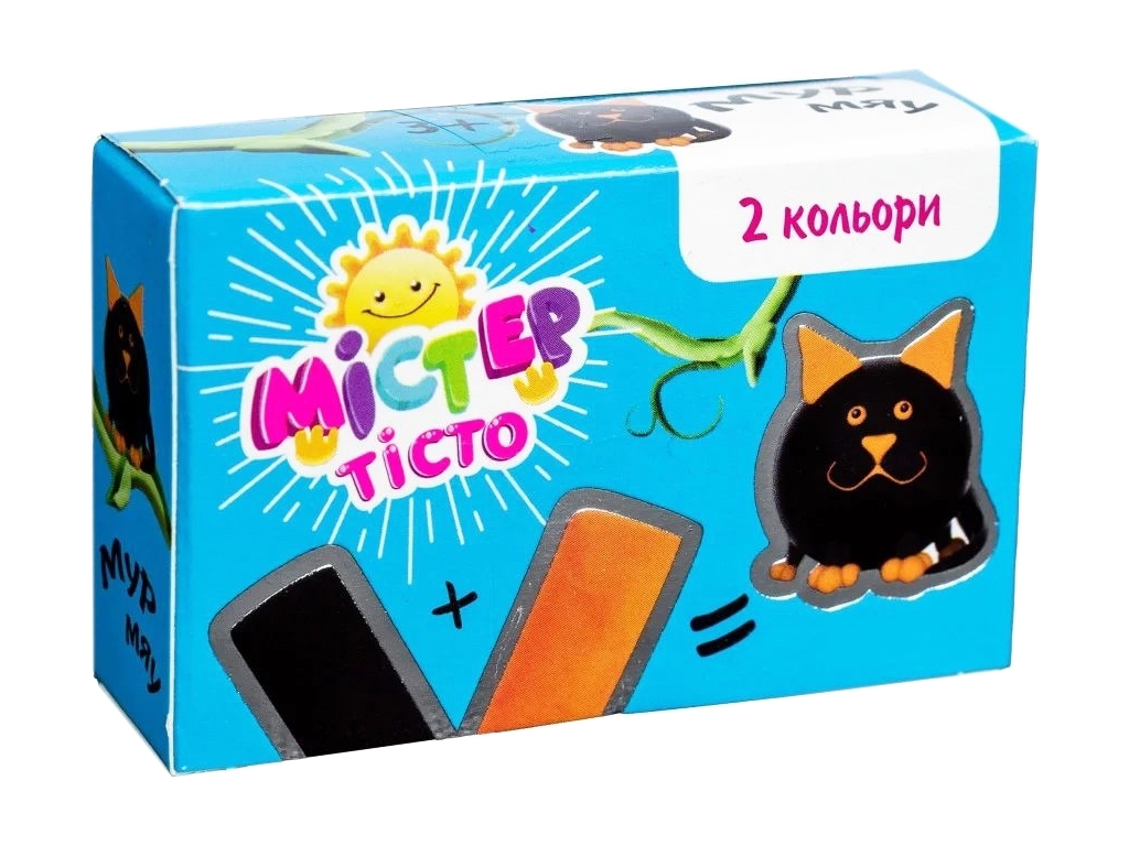 Набір для творчості тісто для ліплення Mister Tisto Кіт, Strateg