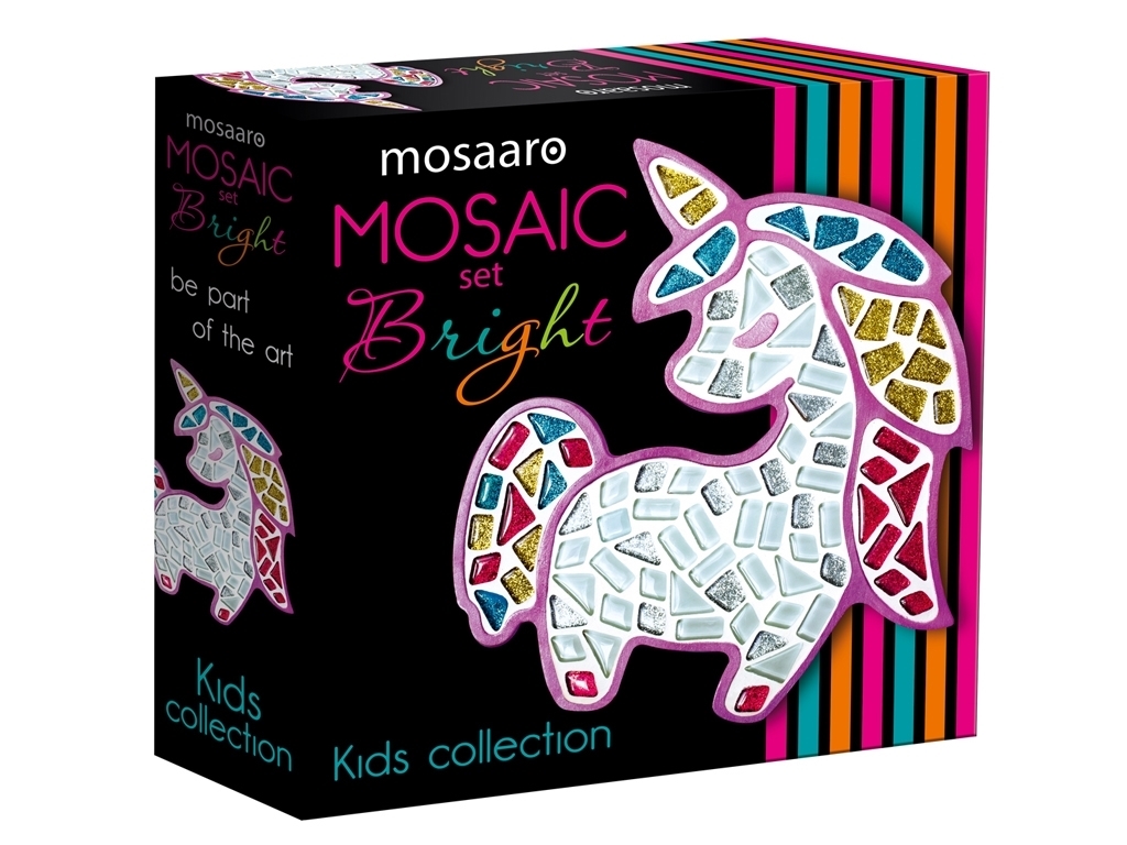 Набір для творчості скляна мозаїка Єдиноріг, Mosaaro