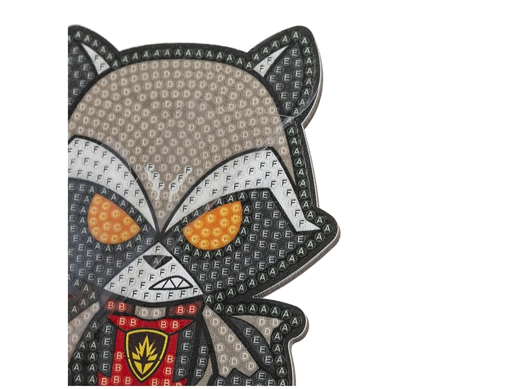Набор для творчества Енот Ракета. Crystal Art CAFGR-MCU012
