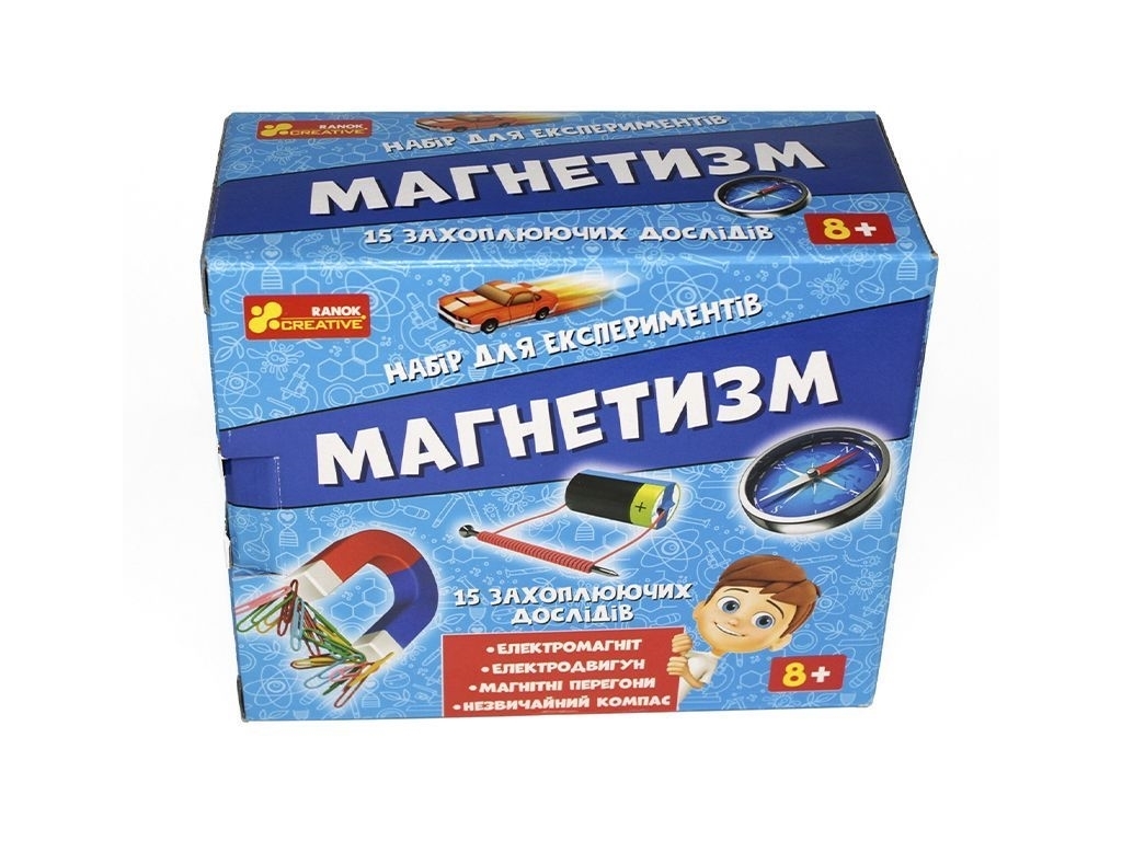 Набор для экспериментов Магнетизм, учебный комплект, Ranok Creative