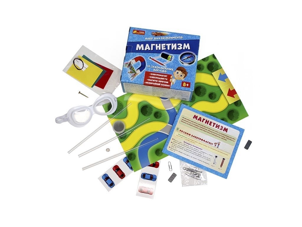 Набор для экспериментов Магнетизм, учебный комплект, Ranok Creative