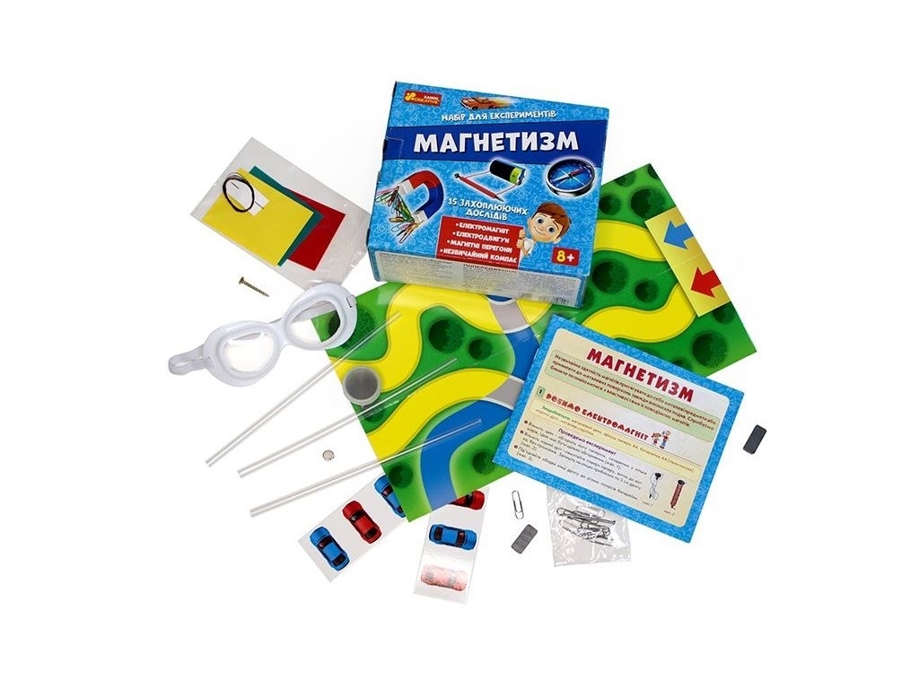 Набор для экспериментов Магнетизм, учебный комплект, Ranok Creative