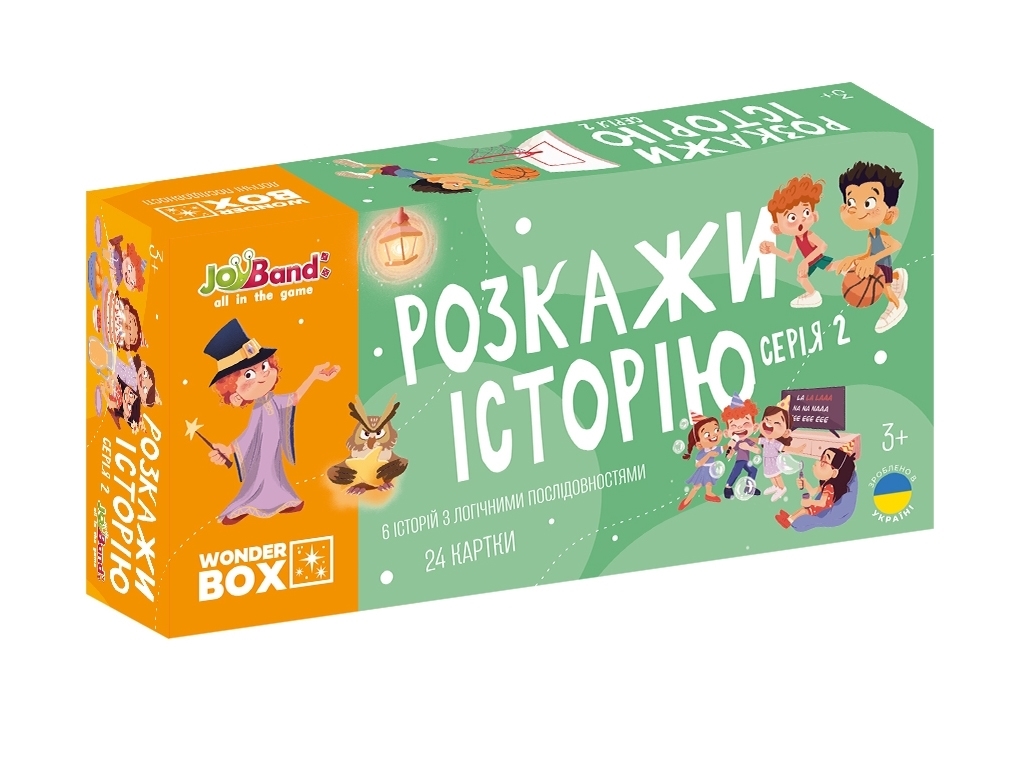 Игра развивающая логические карты Расскажи историю Серия №2, 24 карты, JoyBand