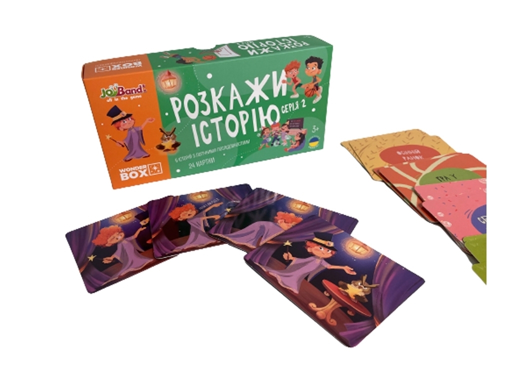 Игра развивающая логические карты Расскажи историю Серия №2, 24 карты, JoyBand