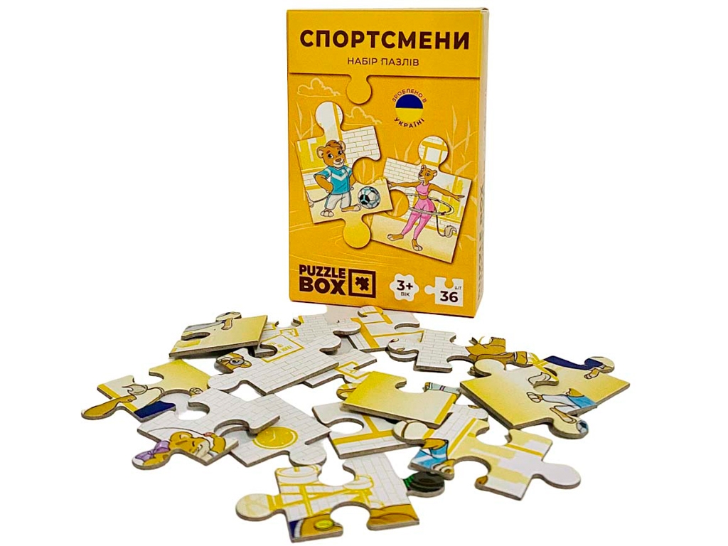 Набір пазлів Спортсмени. 36 елементів. JoyBand PB03