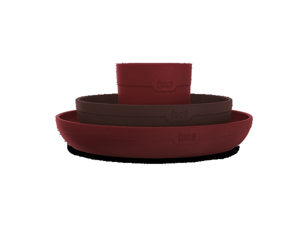 Набір посуду з кружкою Tamarillo. LOVI 21/532_red