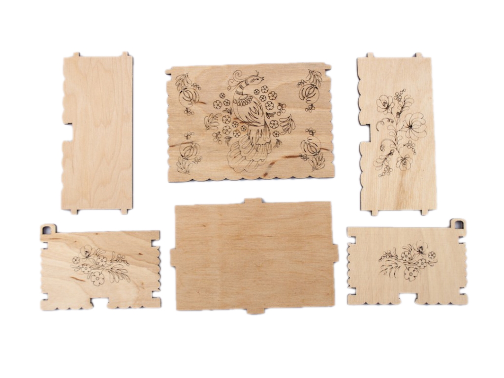Шкатулка нова, Петриківський розпис, ZIRKA