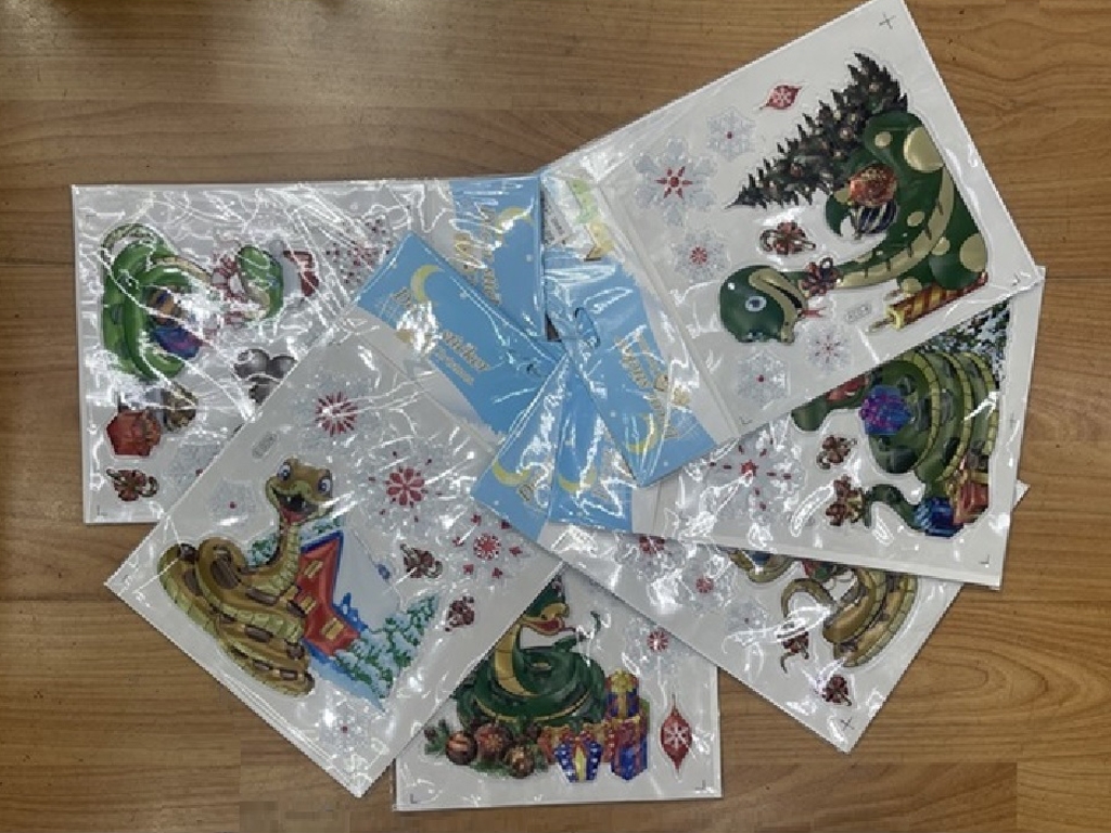 Наклейка на вікна 19х27см, M50094